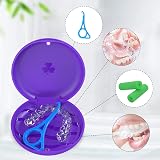 ARGOMAX 2 Pack Retainer Mouth Guard Travel Case Purple Case view 8