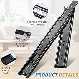 YENUO Soft Close Drawer Runners 400mm Full Extension 45kg Pair view 5