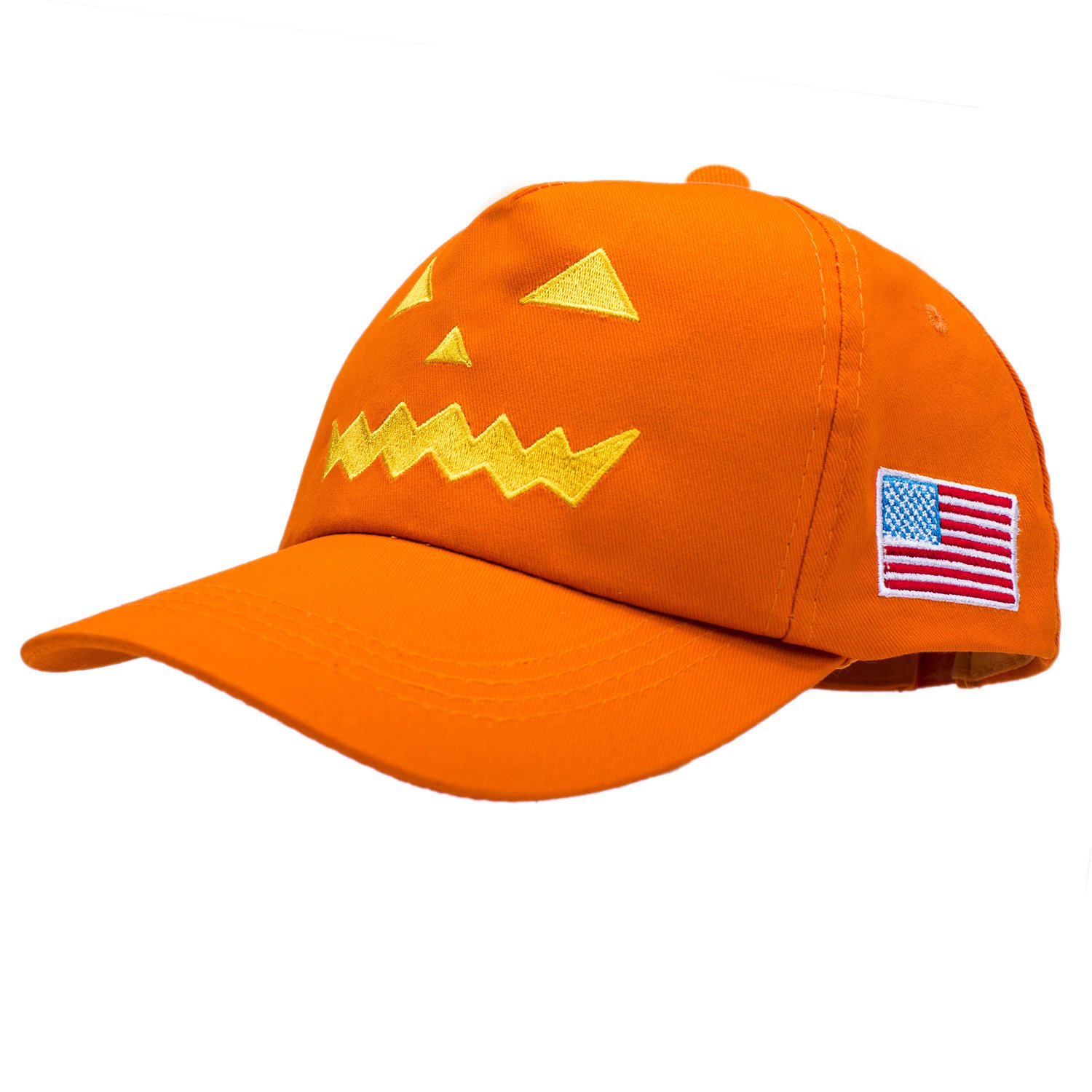 Gniks Make America Great Again Donald Trump Hat Pumpkin Face Embroidered Baseball Sports Cotton Caps Best Gitf For Halloween Christmas 2017 Newest Campaign Amazon In Sports Fitness Outdoors