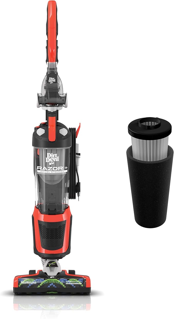 Dirt Devil Razor Steerable Bagless Upright Vacuum with Dirt