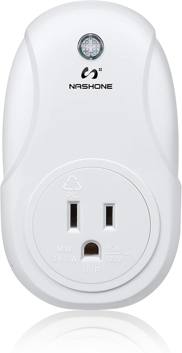 NASHONE Wireless Thermostat Plug in Temperature Controlled Outlet with