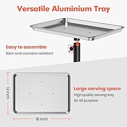 TASALON Budget Salon Tray on Wheels, Adjustable