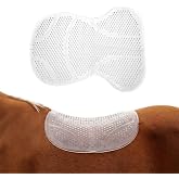 Tasdurian Anti-Slip TPE Pad for Horse English Saddle Pad | Ample Cushioning, Relieve Horse Back Pressure, Prevent Injuries, Fit Western Saddle, Dressage, Jumping and Daily Training