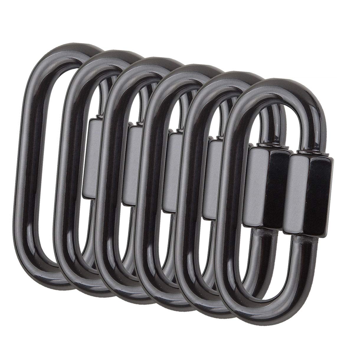 CBTONE 6 PCS Quick Link Chain Connector, M8 Heavy Duty (1760 Lbs.) D