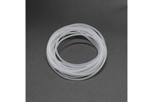 VictorsHome Silicone Tubing, 1mm ID x 2mm OD, 16.4ft (5m) Length, Flexible Silicone Rubber Tube Water Air Hose Pipe for Pump Transfer Transparent