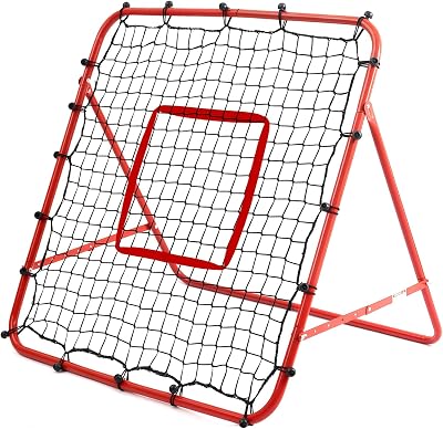 Amazing Tour Football Rebounder Training Net Steel Frame Adjustable Angles