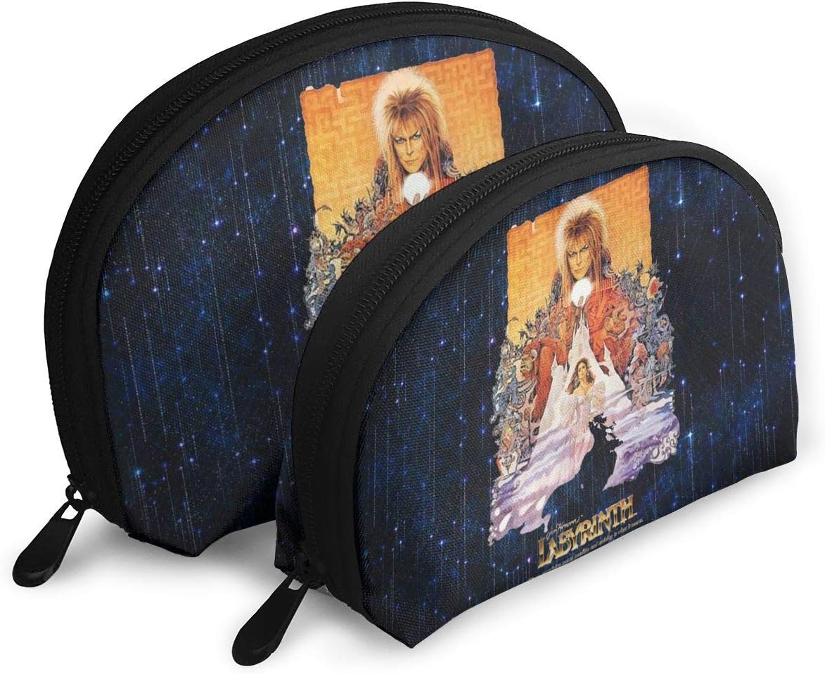 NOT David Bowie Goblin King Movie 2 Piece Set Cosmetic Bag Makeup Bag Women's Handbag