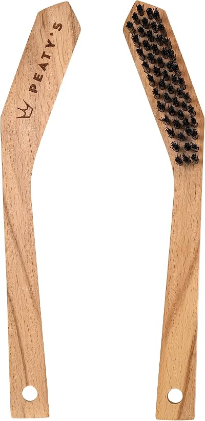 Peaty's Angled Drivetrain Cleaning Brush with Beech Wood Handle