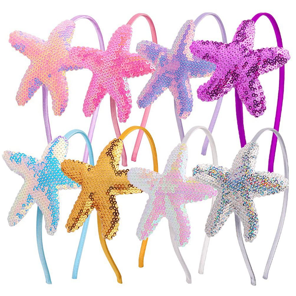 FRCOLOR Headband for Girls Marine Animal Hair Hoop Cute Seastar Hairband Kids Hair Accessories for Daily Wear Party and Stage