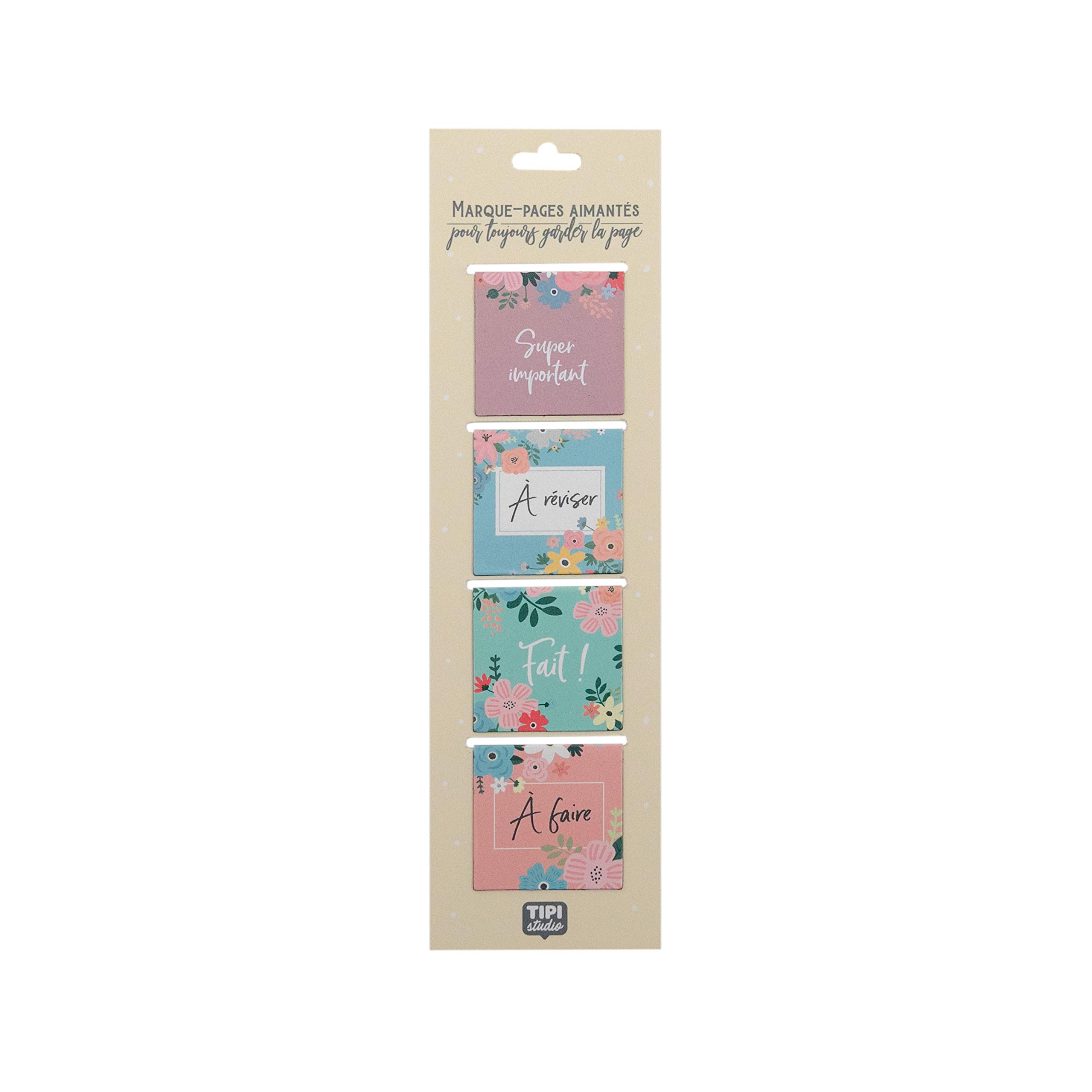 Blooming Experience Set of 4 Magnetic Bookmarks