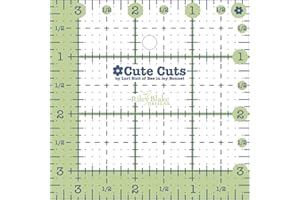 Riley Blake Designs - Cute Cut Ruler by Lori Holt - Square 3.5" X 3.5"