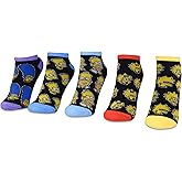 Simpsons The Homer Bart Marge Lisa Maggie Men's 5 Pack Low Cut Socks
