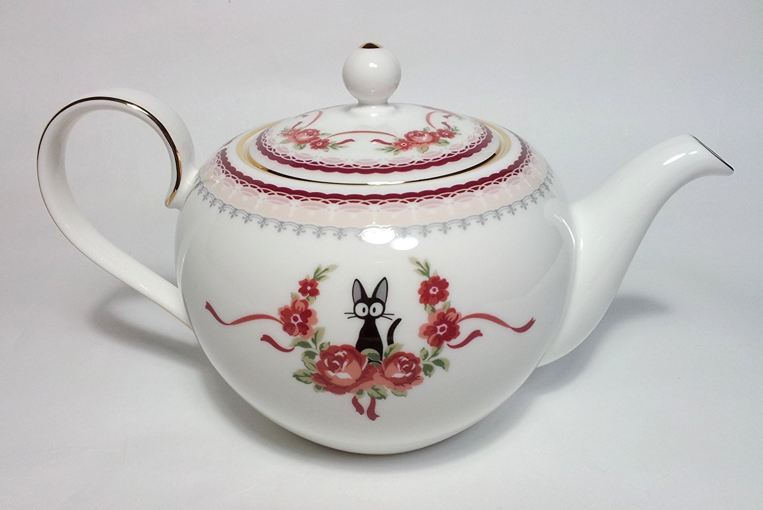 Noritake Kiki's Delivery Service JIJI Teapot Pink