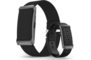 ENERGYPORT Smart Bracelet, Wearable Activity & Fitness Tracker Band, 24H Sleep Tracker, All-Day Continuous Heart Rate Blood Pressure Stress HRV Monitor, 173 Sport Modes Smart Wristband with Free APP Black