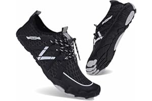 MAYZERO Water Shoes Men Women Quick Drying Swim Surf Beach Pool Shoes Wide Toe Barefoot Aqua Shoes Summer Outdoor Sports Shoe