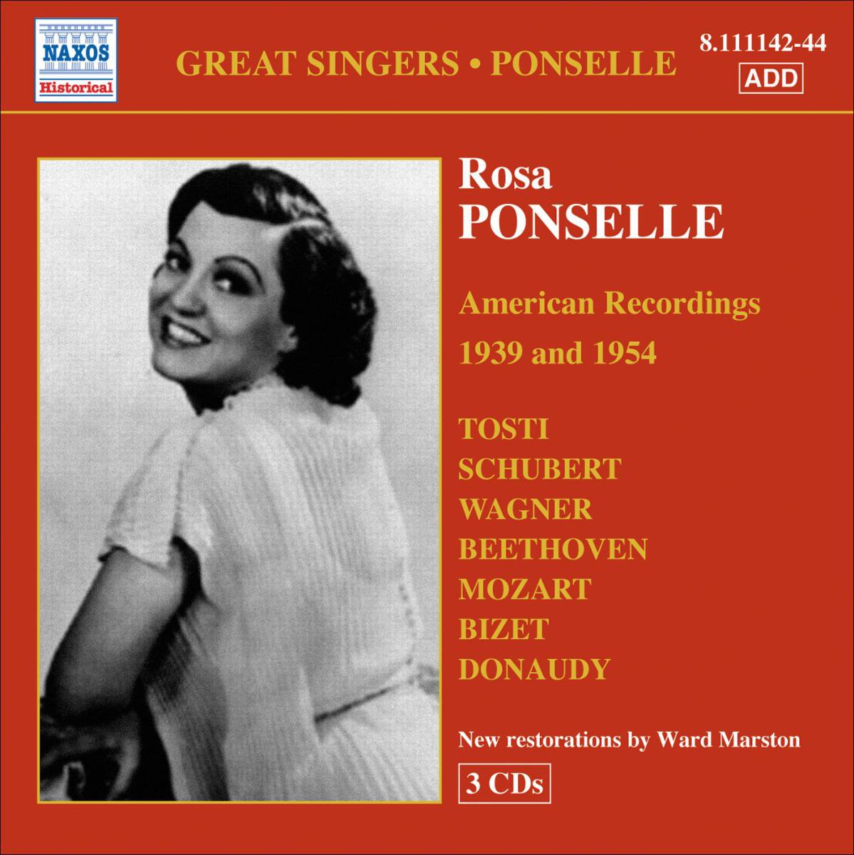 V. 6 GREAT SINGERS: PONSELLE