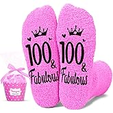 HAPPYPOP Birthday Socks Ideas - Birthday Gift for 75 80 85 90 95 100 Year Old Elderly Women