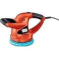 BLACK+DECKER 6" Buffer Polisher, Orbital Car Polisher with Wool and Foam Bonnets (WP900)