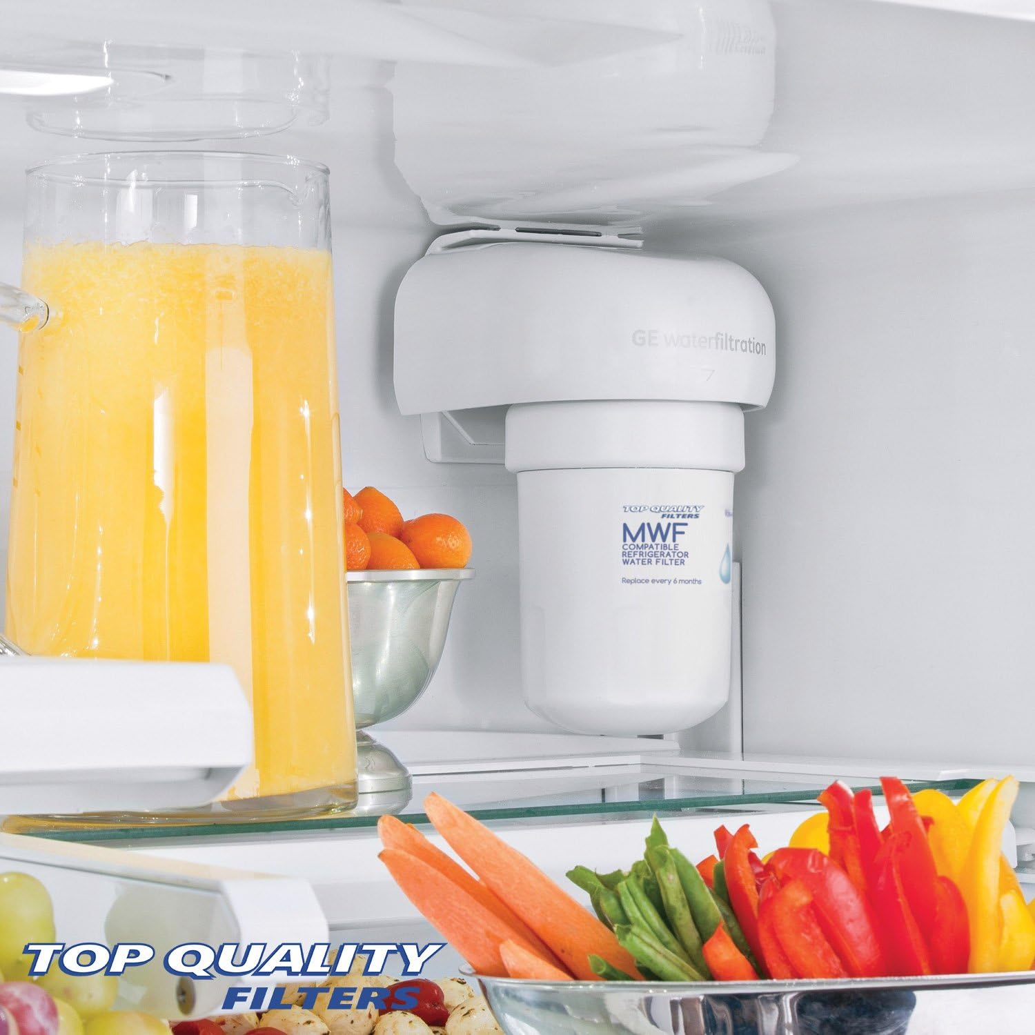Best GE MWF Refrigerator Water Filter Smartwater Compatible Cartridge: Kitchen & Dining
