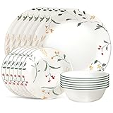 Corelle Vitrelle 18 Piece Glass Dinnerware Sets