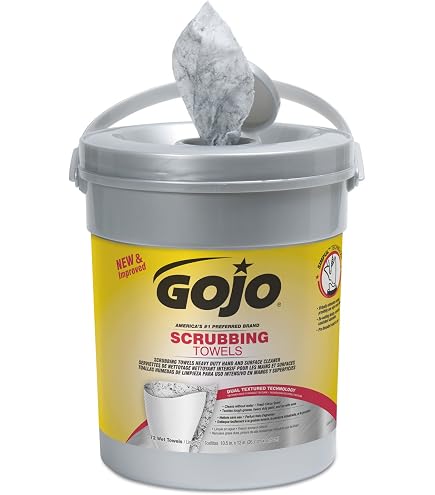 Amazon.com: GOJO 639606 Scrubbing Towels, Hand Cleaning, Fresh