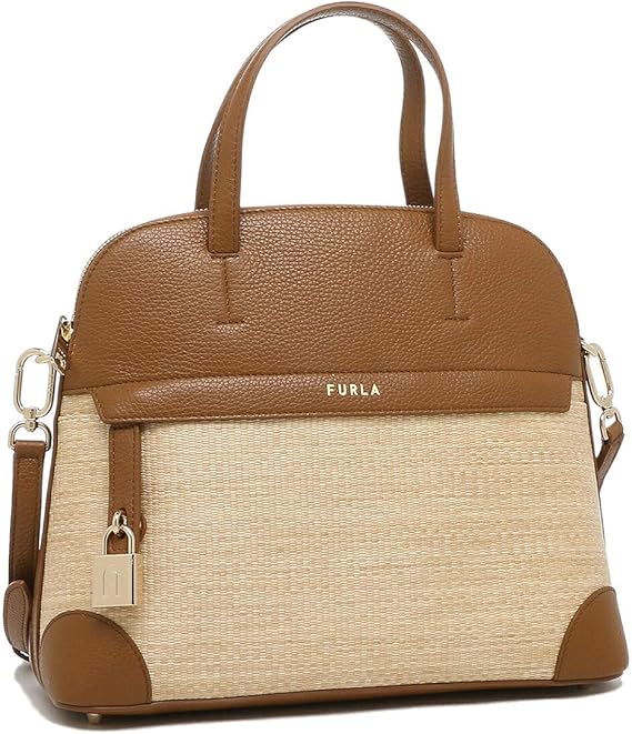 Amazon フルラ ハンドバッグ ショルダーバッグ レディース パイパー Mサイズ Furla Baryfpi Y400 Dec00 ベージュ ブラウン 並行輸入品 Furla フルラ ハンドバッグ