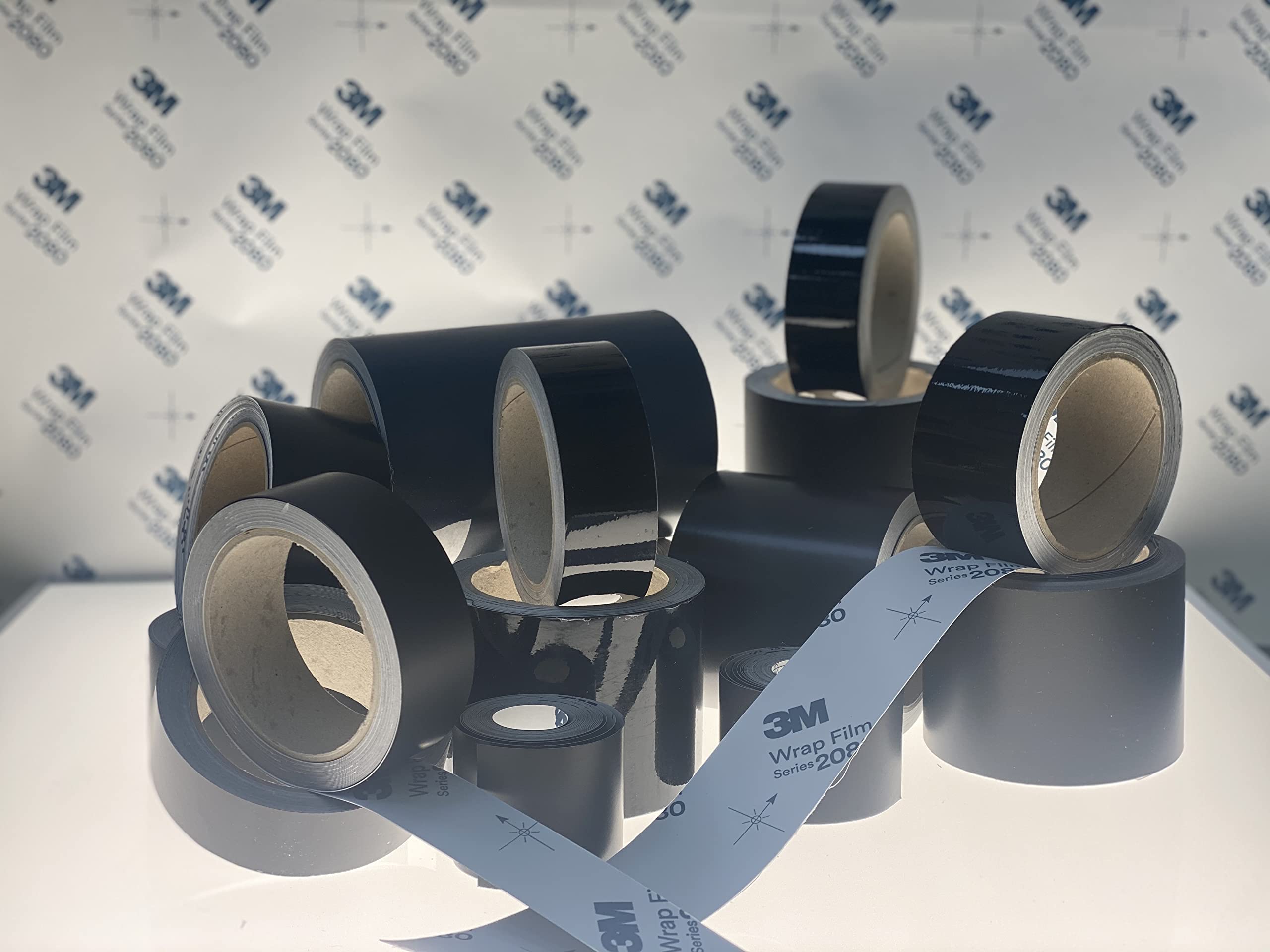 3M 2080 Gloss Black Dechrome Tape 10m (50mm)