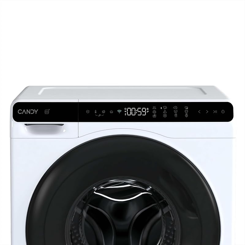 Máquina de lavar ProWash 700 Mini CW50-BP12307U1-S 5 KG, 1200 rpm, Ecrã Digital, Conectividade WIFI, 12 Ciclos, Inversor, Arranque Atrasado 24H, Trava de Crianças, Detetor KG, 69 DB, Branco