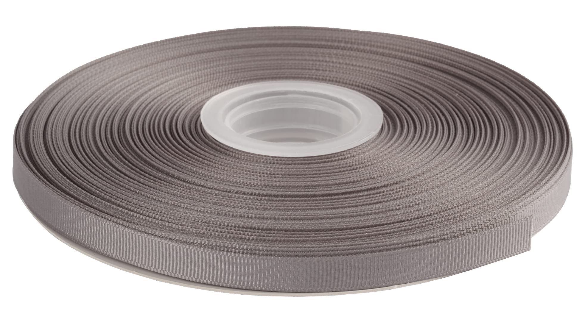 AVANAVA 9mm Wide Grosgrain Ribbon - 45 Meters, Ideal for Gift Wrapping, Hair Bows, Home Decor, Flower Arrangement (012-Silver)