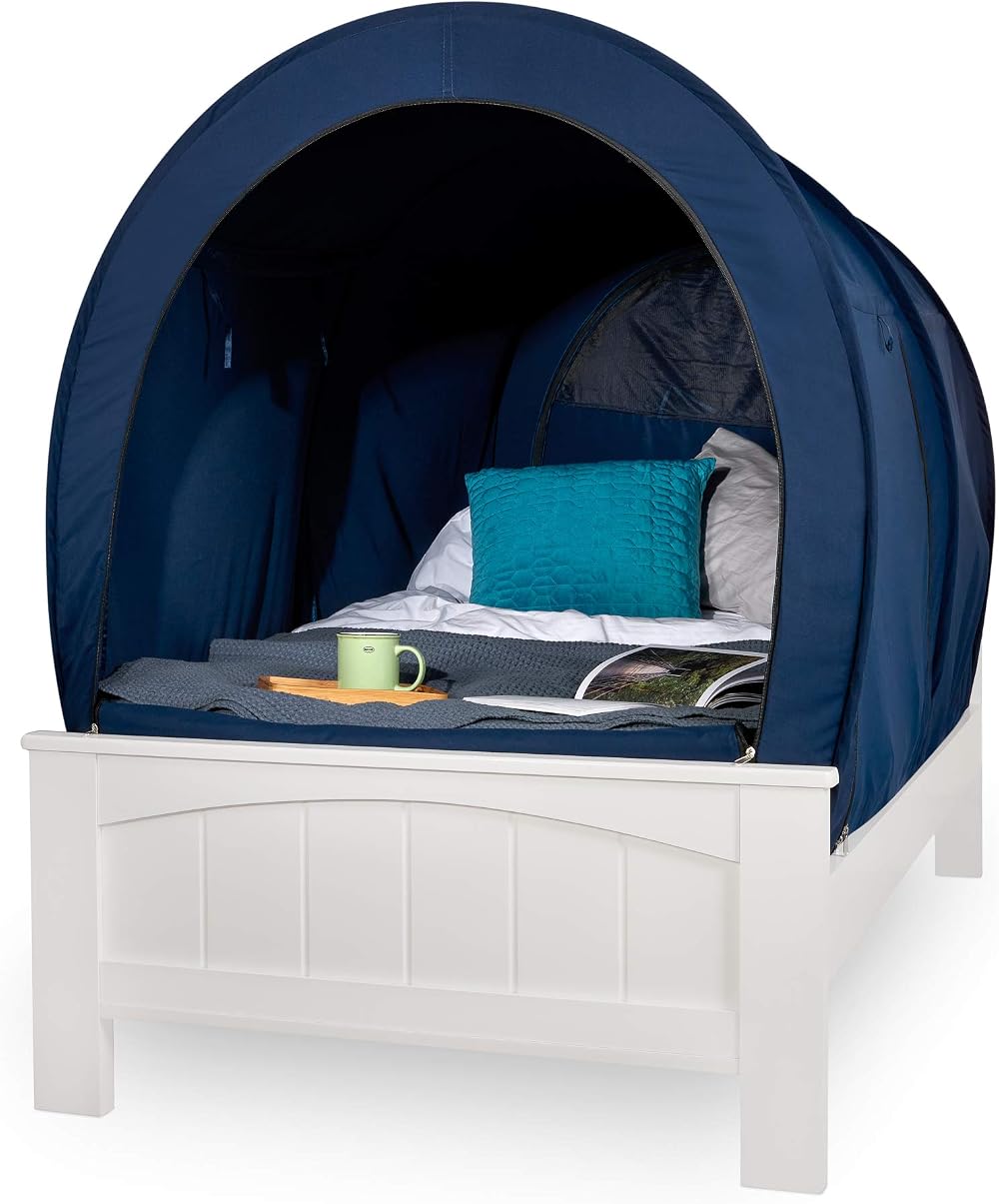 Snuggy Snuggy Pod Bed Canopy Navy Single Bed Tent