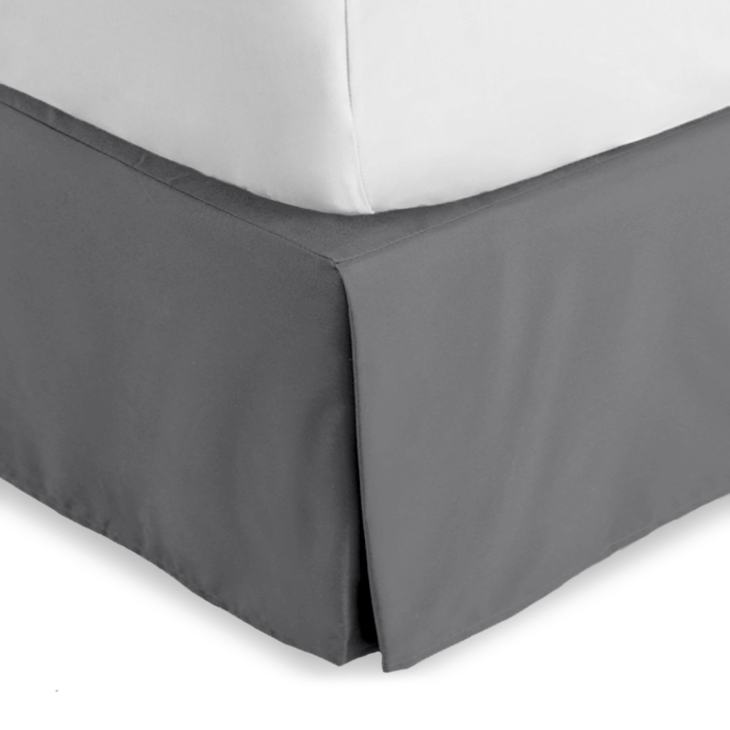 Bare Home Kids Twin Bed Skirt - 15-Inch Tailored