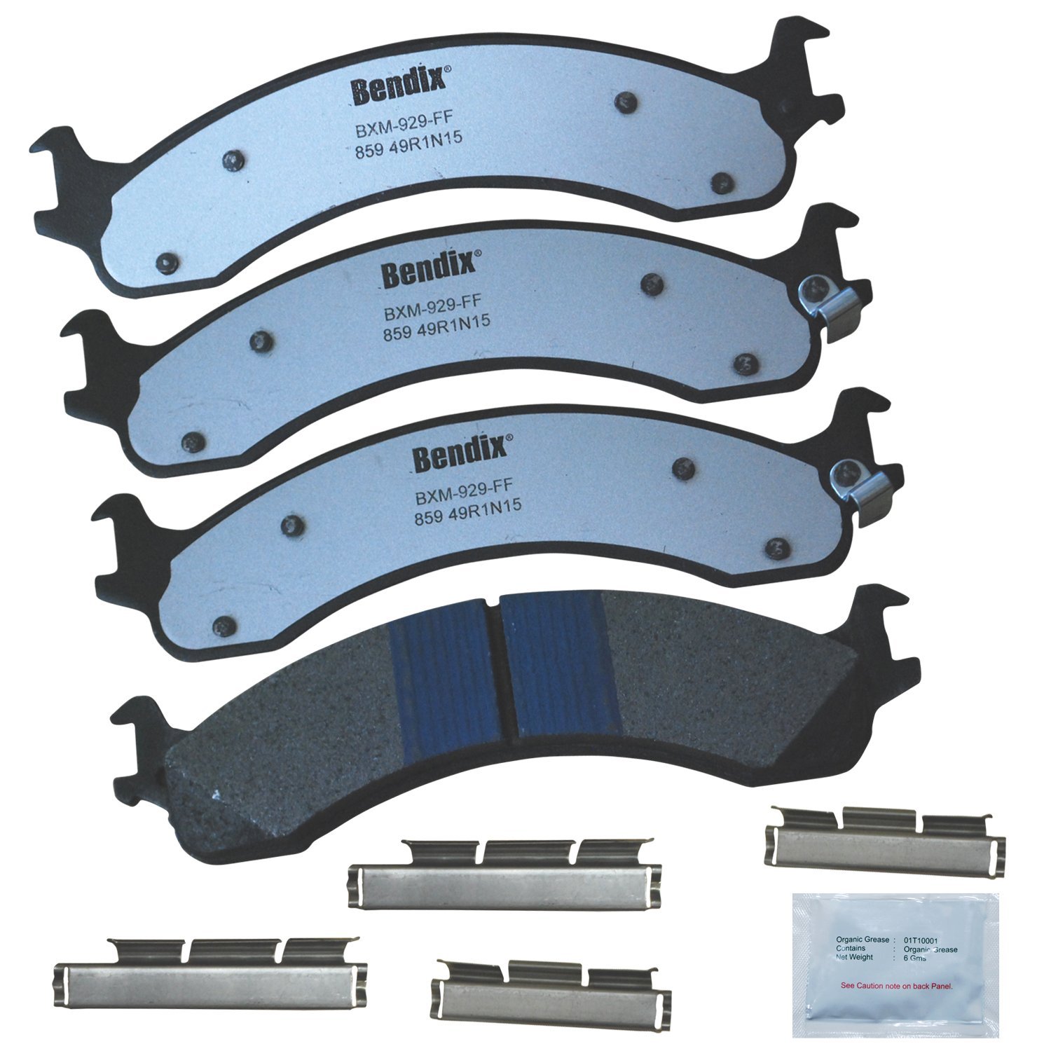 Photo 1 of Bendix Fleet Metlok MKD859FM Semi-Metallic Front Brake Pads for Dodge Ram 2500 2002-2000, Ram 3500 2002-2000, Ram 4000 2002-2000