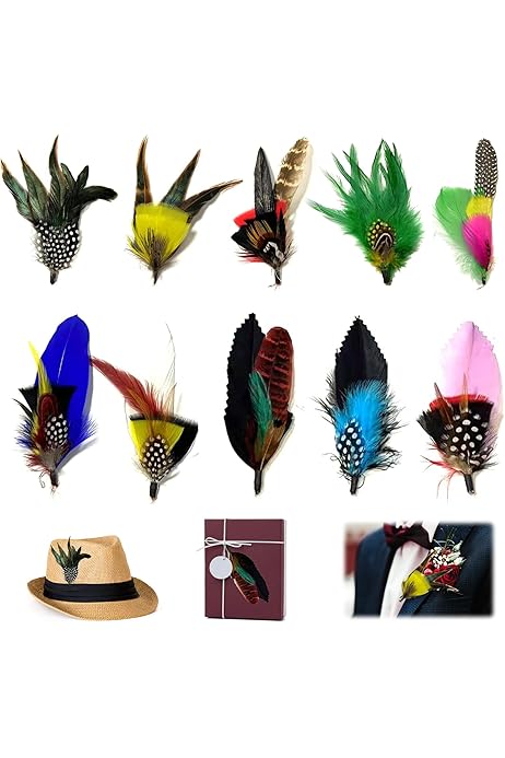 plumas para sombreros