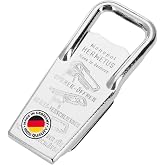Westmark Hermetus Steel 3-in-1 Bottle Opener &amp; Resealer &ndash; German Beer Bottle Opener with Airtight Seal, Made from Heavy-Duty Steel, Traditional Design