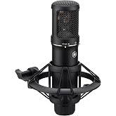 Yamaha Condenser Microphone with Shock Mount, Pop Filter and Mic Stand Adapter, Black YCM705 B
