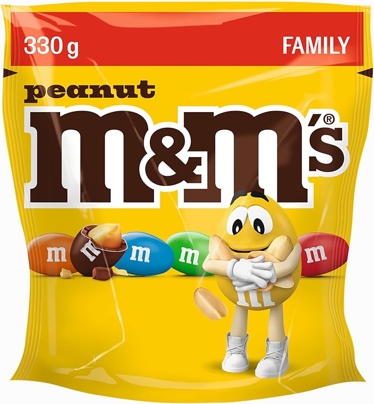 Peanut Schokolinsen Erdnuss, Schokolade Beutel Halloween 330g
