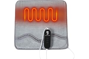 Heated Foot Warmer | Thermostatic Overheat Prevention,Feet Heating Pad Electric Plug-in | for Grandma Adults Teens Elderly Be