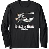 Attack on Titan Season 3 Levi Jump Attack Anime Long Sleeve T-Shirt