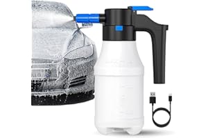 DCKENGO Electric Foam Sprayer with USB - Electric Pressure Car Foam Sprayer, 1.5 Liters Large Capacity Foam Blaster for Car Washing, Garden, Home and Other Cleaning