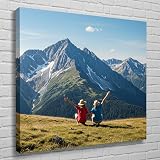 StickerdWall Personalised Canvas Photo Frame 31x21cm 12x8in A1 A4 view 2