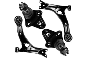 GDSMOTU Front Lower Control Arm with Ball Joint Fit 2003-2008 for Toyota Corolla 2000-2005 for Toyota Celica, Suspension Kit (4Pcs) K640360 K640361 K90309