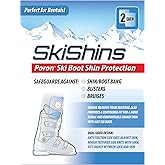 SkiShins - Poron® Skiing Shin Guards/Protector Pads for Shinbang/Shinbite