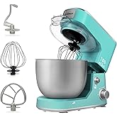 Stand Mixer, CUSIMAX 5-Qt Dough Mixer Tilt-Head Electric Kitchen Mixer with Dough Hook, Mixing Beater and Whisk Splash Guard 