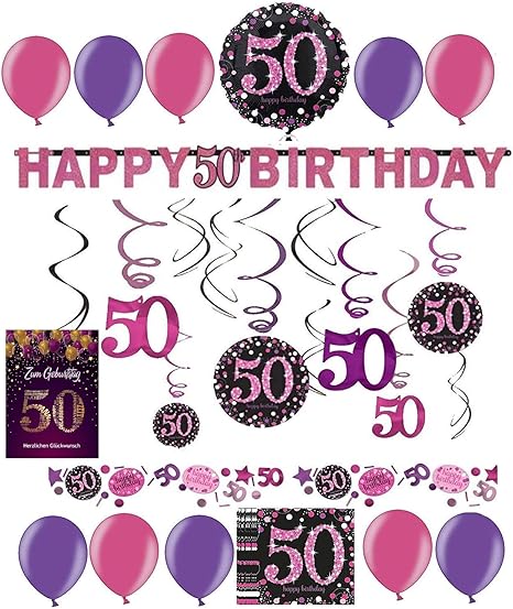 Servietten Star Zum 50 Geburtstag