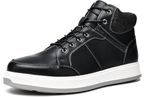 Holy dove Mens Oxford Leather Dress Boots Chukka Boots Cap Toe Side Zip Casual and Comfort Fashion Mid Top Dress Boot Chukka Ankle Boots for Men