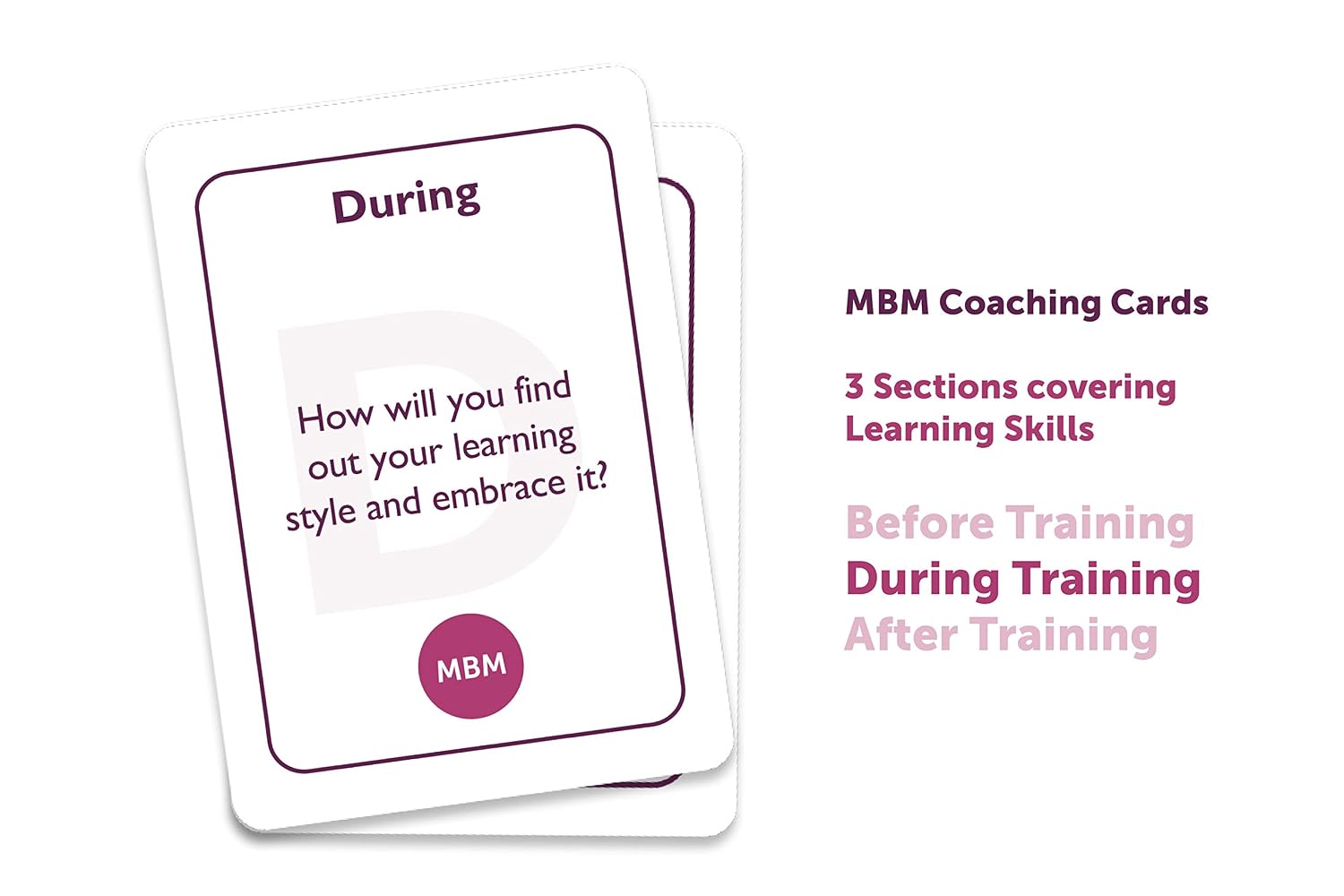 MBM Coaching Cards for Workplace People Skills, Pink - Image 4