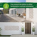 Garden Mile 180x30cm Wooden Trellis Heavy Duty Expanding Plant Support Panel view 3