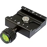 Fotasy 50 mm Arca Swiss Type Clamp, Quick Release Plate Clamp, QR Clamp, Arca Tripod Mount for Tripod Head Monohead, fits Arc