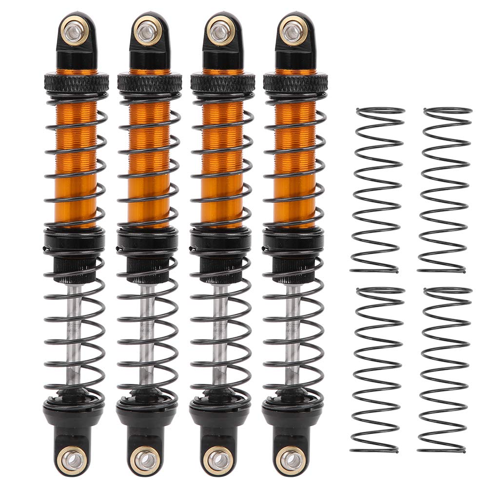 RC Shock Struts Damper, Oil Suspension Shock Struts Damper RC Car Metal Shock Absorber Compatible with Tamiya CC01(100mm)