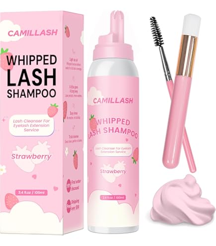 Amazon.com: Whipped Lash Cream Shampoo Unscented Foam Cleanser